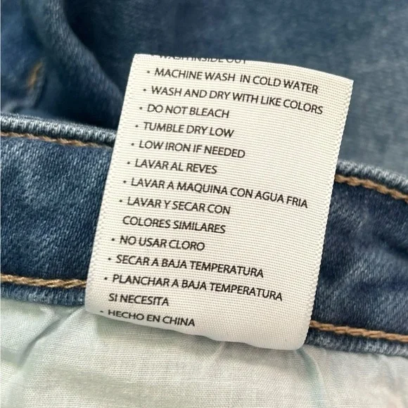 KanCan Jeans Womens Skinny Frayed Fringe Ankle Medium Wash Blue Stretch Denim 28 - Picture 6 of 7